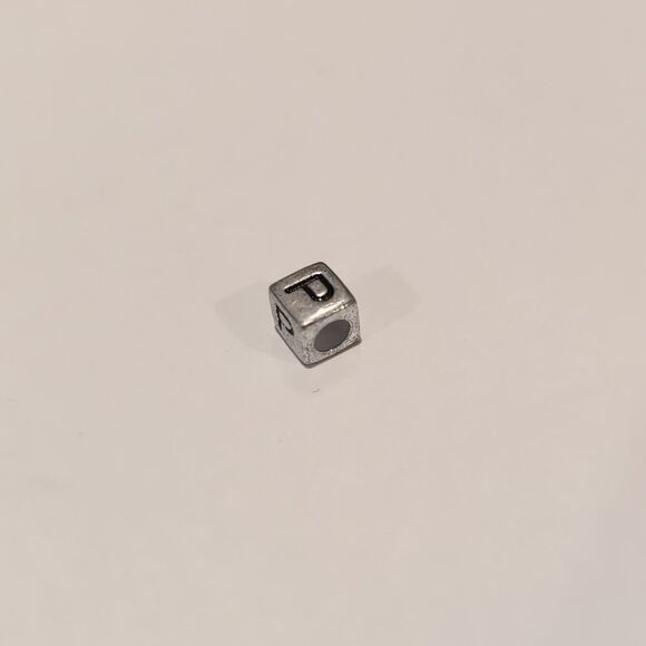 Silver P Spacer Charm for Pandora‎ Style Bracelet - Picture 5 of 5
